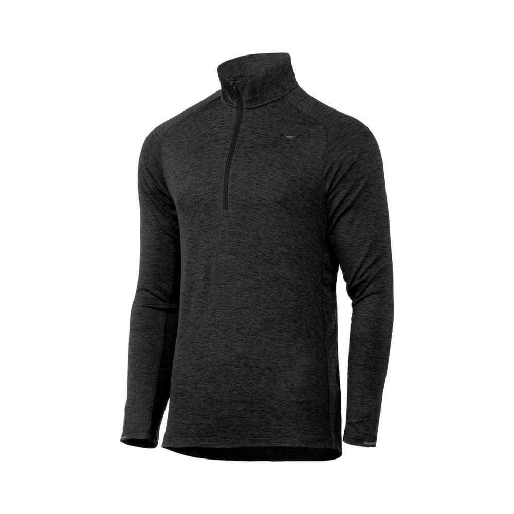 Panske Treningove Oblecenie Mizuno Alpha Half Zip Čierne Vypredaj BEDA29430